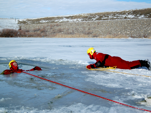 Ice Rescue Training Image