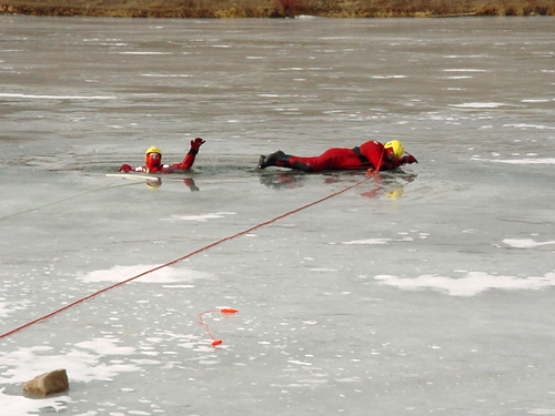 Ice Rescue Training Image